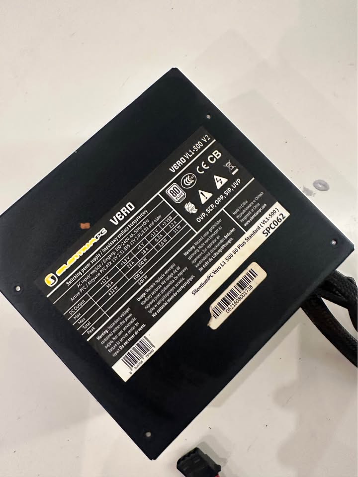 Quiet 80+ Certified Power Supply – Dual 8‑Pin GPU Connectors – Fully Functional